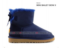 UGG MINI BAILEY BOW II NAVY