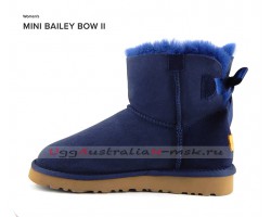 UGG MINI BAILEY BOW II NAVY