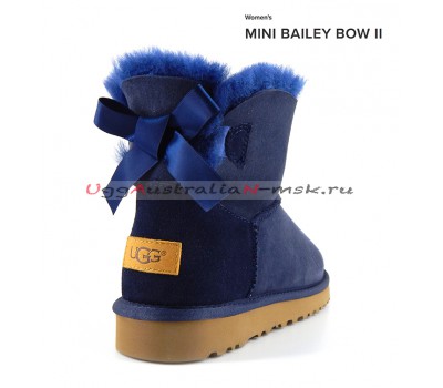 UGG MINI BAILEY BOW II NAVY