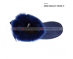 UGG MINI BAILEY BOW II NAVY