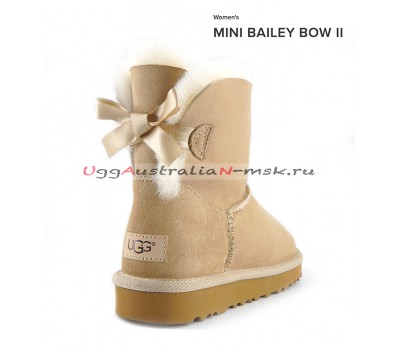 UGG MINI BAILEY BOW II SAND