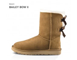 UGG BAILEY BOW II CHESTNUT 