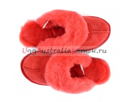 UGG SLIPPER COQUETTE TOMATO RED