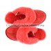 UGG SLIPPER COQUETTE TOMATO RED