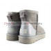 UGG CLASSIC MINI II METALLIC MISTY ASH