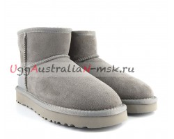 UGG CLASSIC MINI II METALLIC MISTY ASH