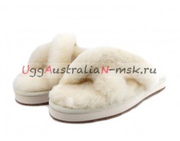 UGG SLIPPER ABELA WHITE