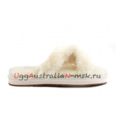 UGG SLIPPER ABELA WHITE