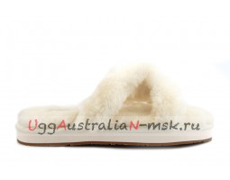 UGG SLIPPER ABELA WHITE