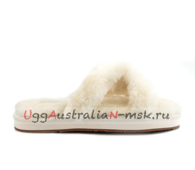 UGG SLIPPER ABELA WHITE