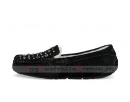 UGG ANSLEY STUDDED BLING SLIPPER BLACK