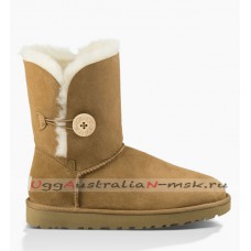 UGG BAILEY BUTTON SHORT II CHESTNUT