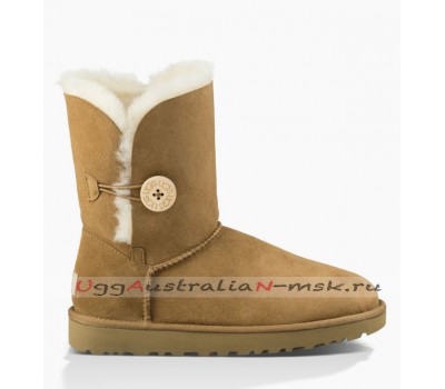 UGG BAILEY BUTTON SHORT II CHESTNUT