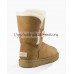 UGG BAILEY BUTTON SHORT II CHESTNUT