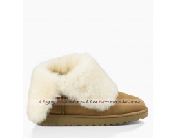 UGG BAILEY BUTTON SHORT II CHESTNUT