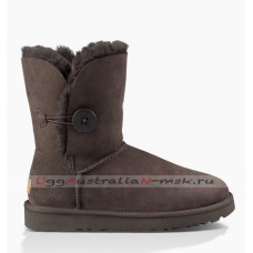 UGG BAILEY BUTTON SHORT II CHOCOLATE