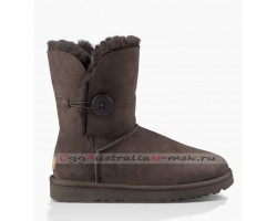 UGG BAILEY BUTTON SHORT II CHOCOLATE