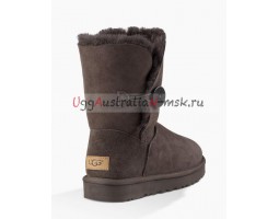 UGG BAILEY BUTTON SHORT II CHOCOLATE