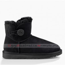 UGG BAILEY BUTTON MINI II BLACK