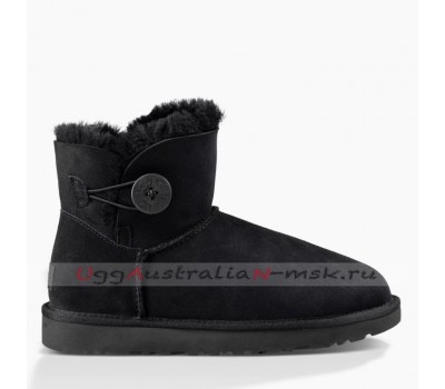 UGG BAILEY BUTTON MINI II BLACK