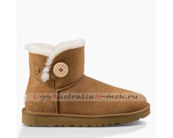 UGG BAILEY BUTTON MINI II CHESTNUT