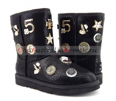 UGG & JIMMY CHOO 5 TH AVENUE BLACK