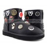 UGG & JIMMY CHOO MINI COCO CHANEL BLACK