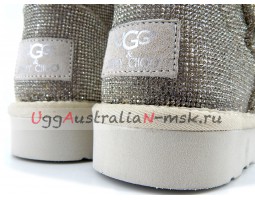 UGG & JIMMY CHOO MINI SEREIN II SILVER