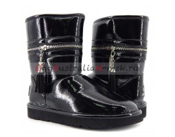 UGG & JIMMY CHOO ZIPPER BLACK