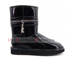 UGG & JIMMY CHOO ZIPPER BLACK