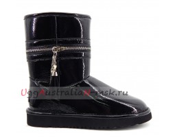 UGG & JIMMY CHOO ZIPPER BLACK