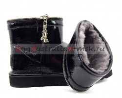 UGG & JIMMY CHOO ZIPPER BLACK