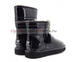 UGG & JIMMY CHOO ZIPPER BLACK