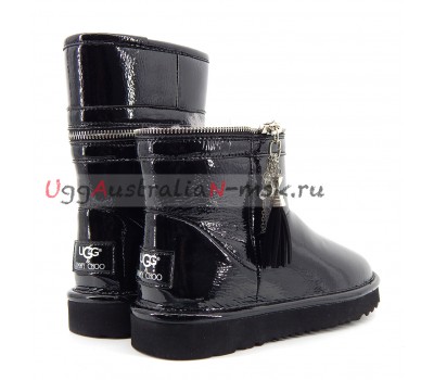 UGG & JIMMY CHOO ZIPPER BLACK