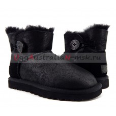 UGG BAILEY BUTTON MINI BOMBER NEW BLACK