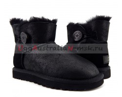 UGG BAILEY BUTTON MINI BOMBER NEW BLACK