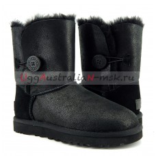 UGG BAILEY BUTTON SHORT BOMBER NEW BLACK