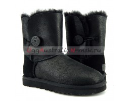 UGG BAILEY BUTTON SHORT BOMBER NEW BLACK