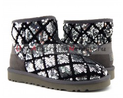 UGG MINI SPARKLES SILVER