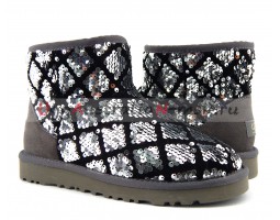 UGG MINI SPARKLES SILVER