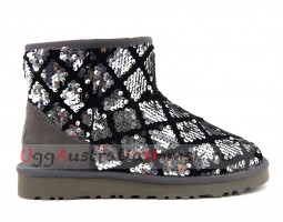 UGG MINI SPARKLES SILVER