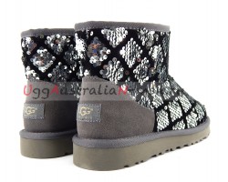 UGG MINI SPARKLES SILVER