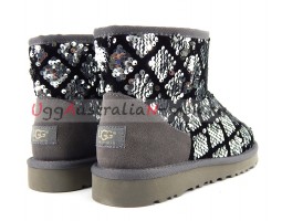 UGG MINI SPARKLES SILVER