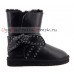 UGG CAMERON METALLIC BLACK