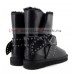 UGG CAMERON METALLIC BLACK