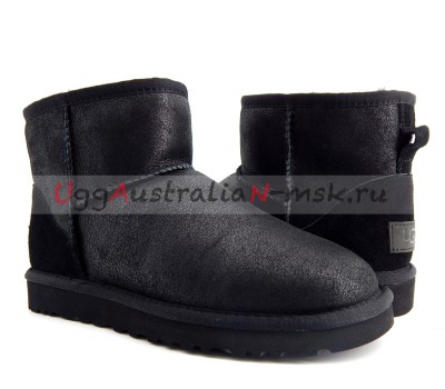 UGG CLASSIC MINI BOMBER NEW BLACK