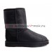 UGG CLASSIC SHORT BOMBER NEW BLACK