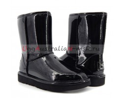 UGG & JIMMY CHOO CLASSIC PATENT II BLACK