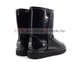 UGG & JIMMY CHOO CLASSIC PATENT II BLACK