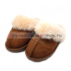 UGG SLIPPER COQUETTE CHESTNUT